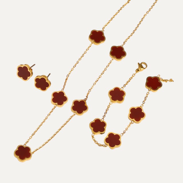 Tree-Shaped Jewellery Set