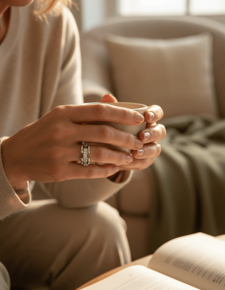 Hollow Horseshoe Chain Ring