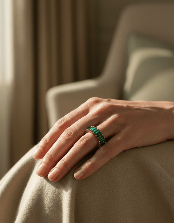 Gold Emerald Ring