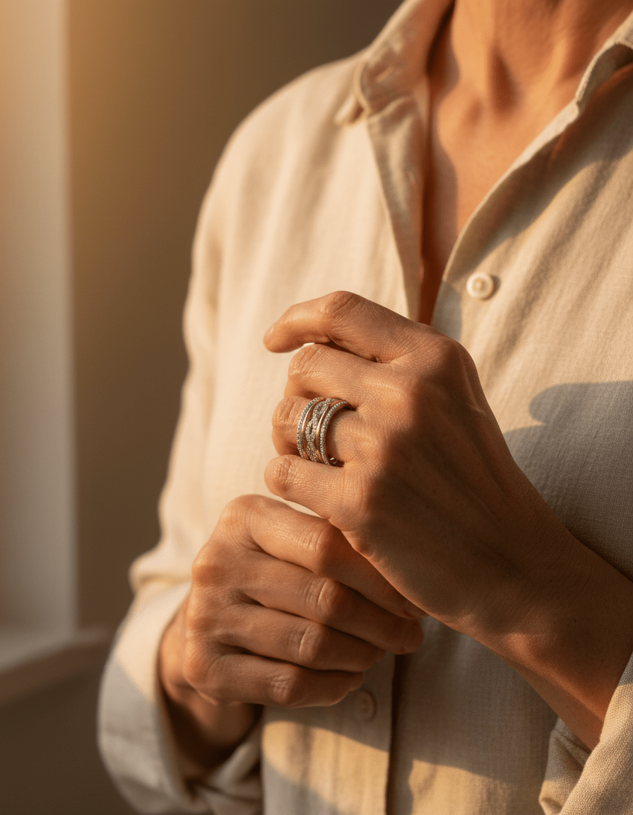 Sparkling Braided Cubic Zirconia Ring