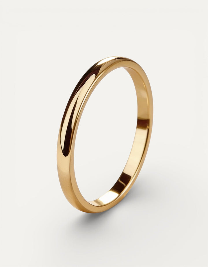Simple Gold and Silver Ring