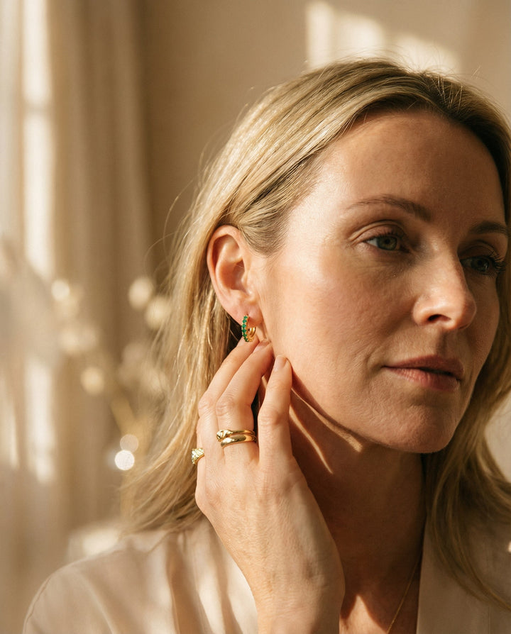 Gold Coastal Inspiration Drop Earrings