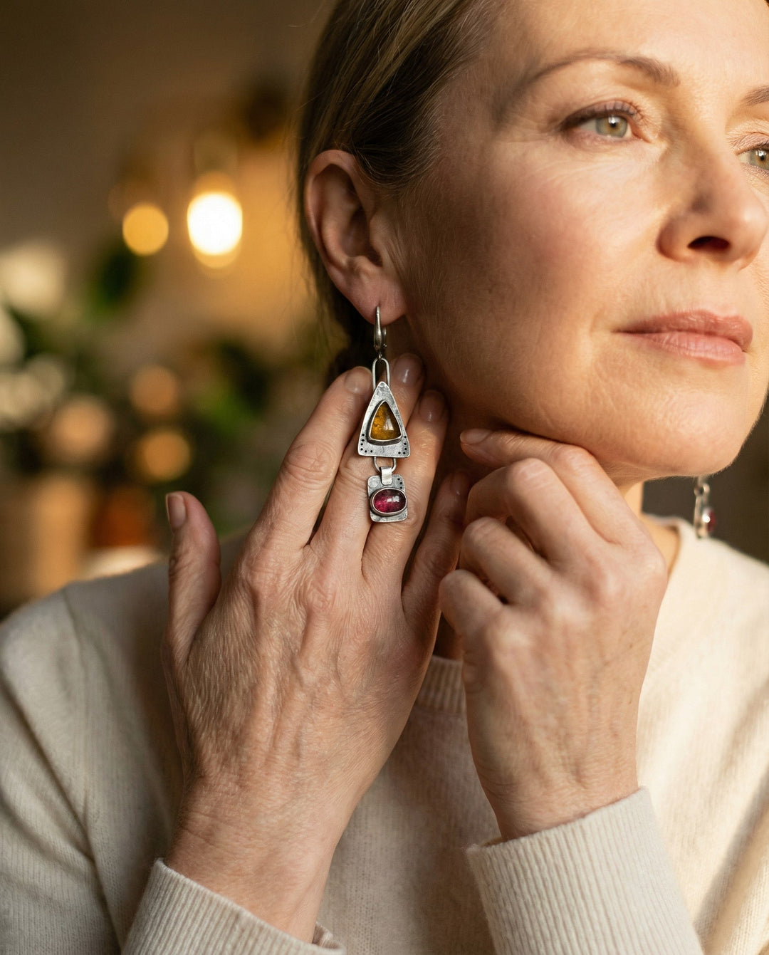 Vintage Geometric Earrings