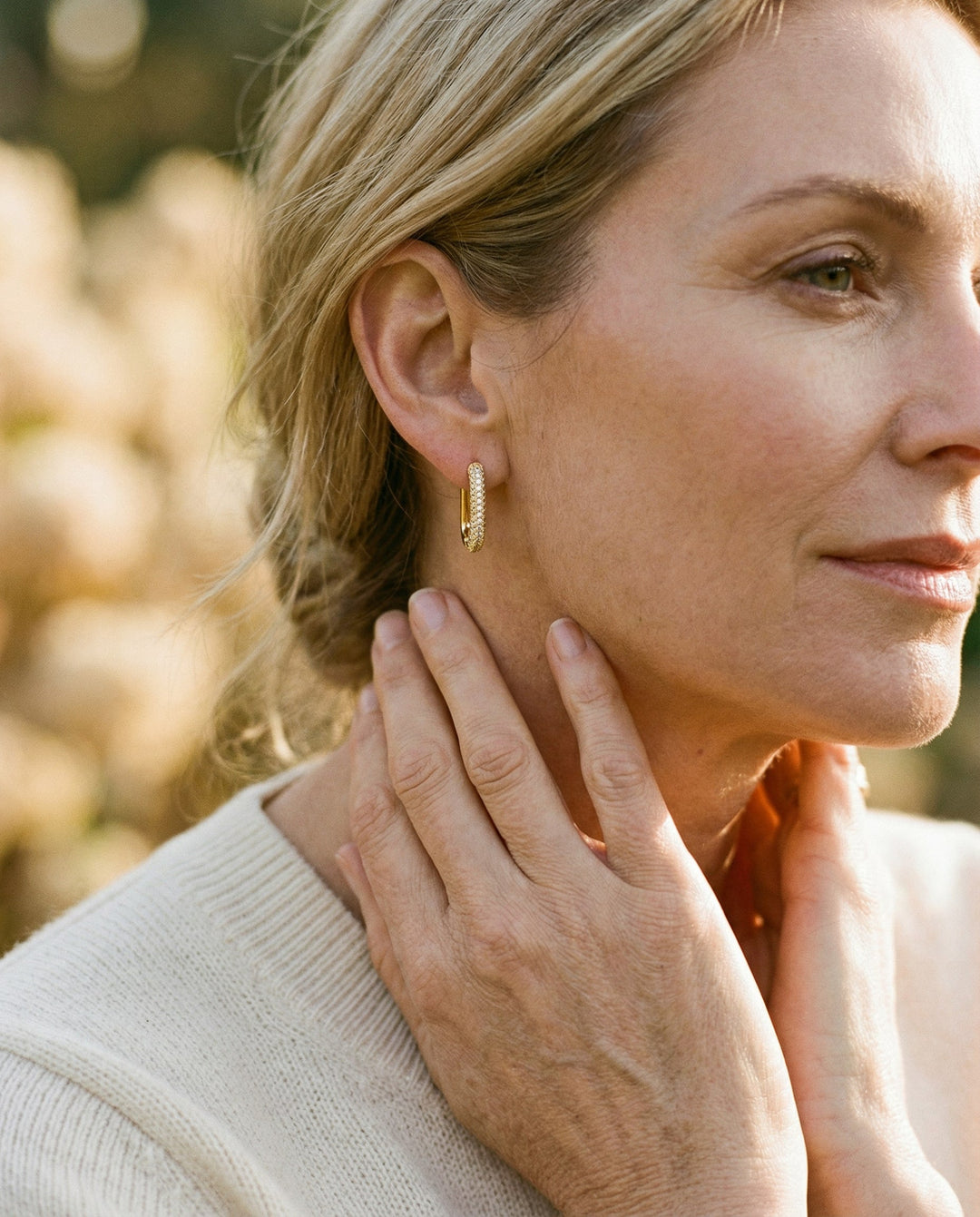 Valerie Square and Circular Earrings