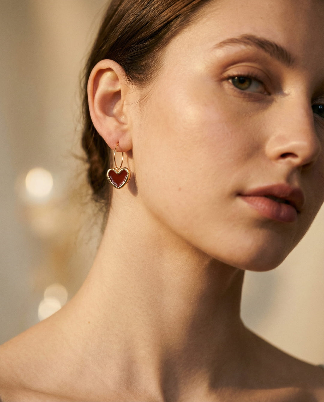 Little Red Hearts Earrings