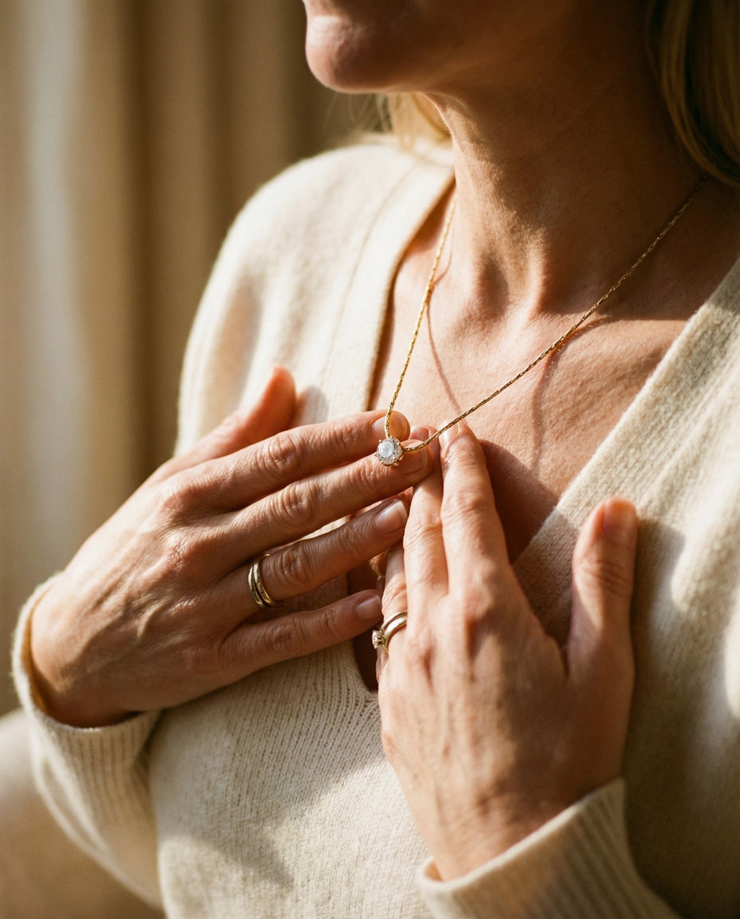 Gold Diamond Necklace