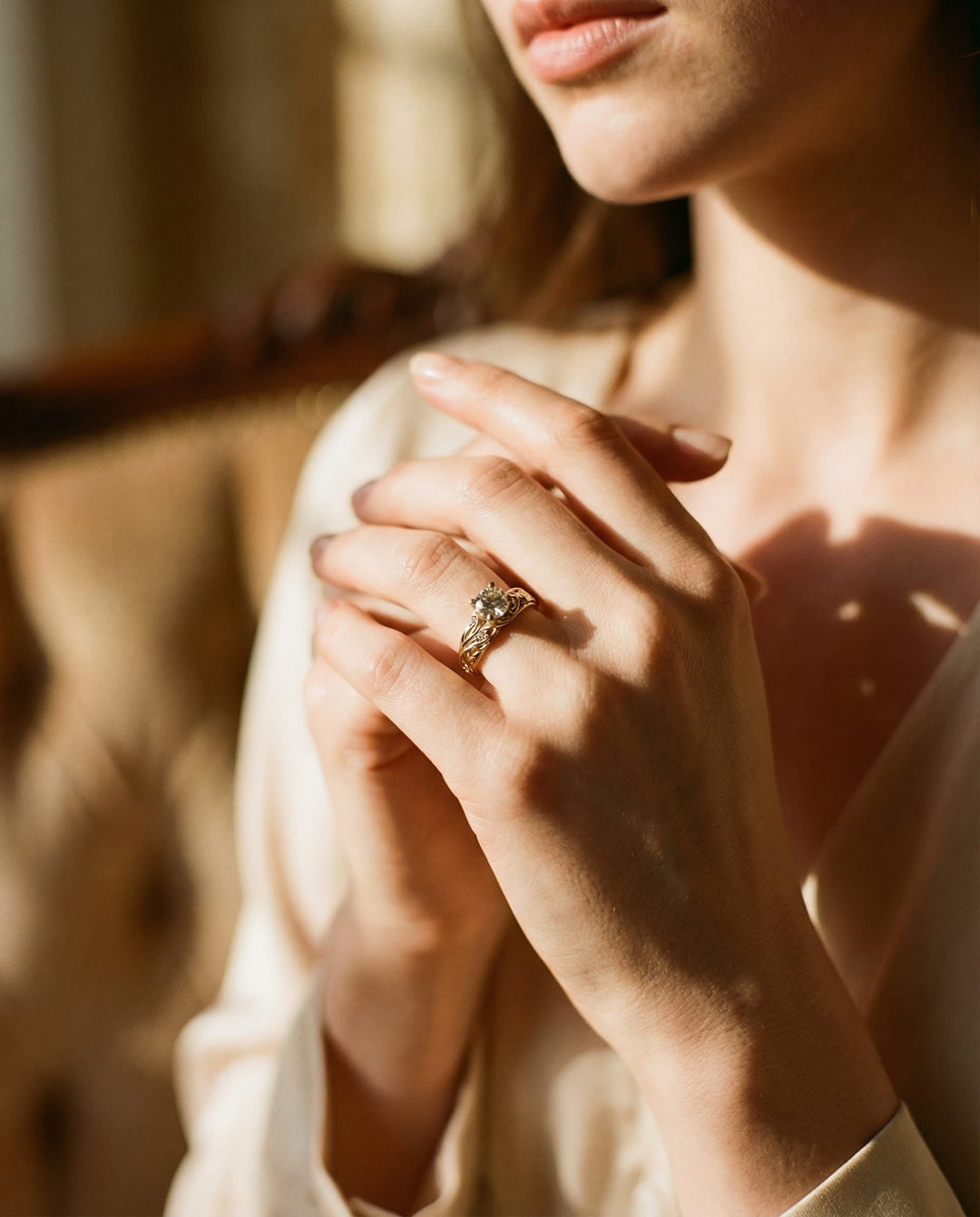 Elegant Exotic Cubic Zirconia Ring