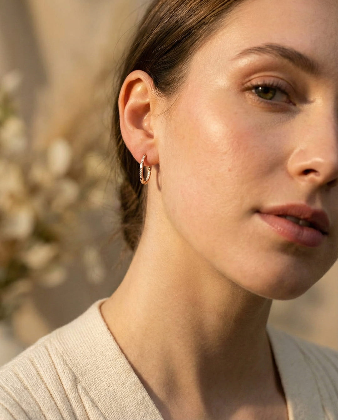 Elegant Gold Cubic Zirconia Earrings