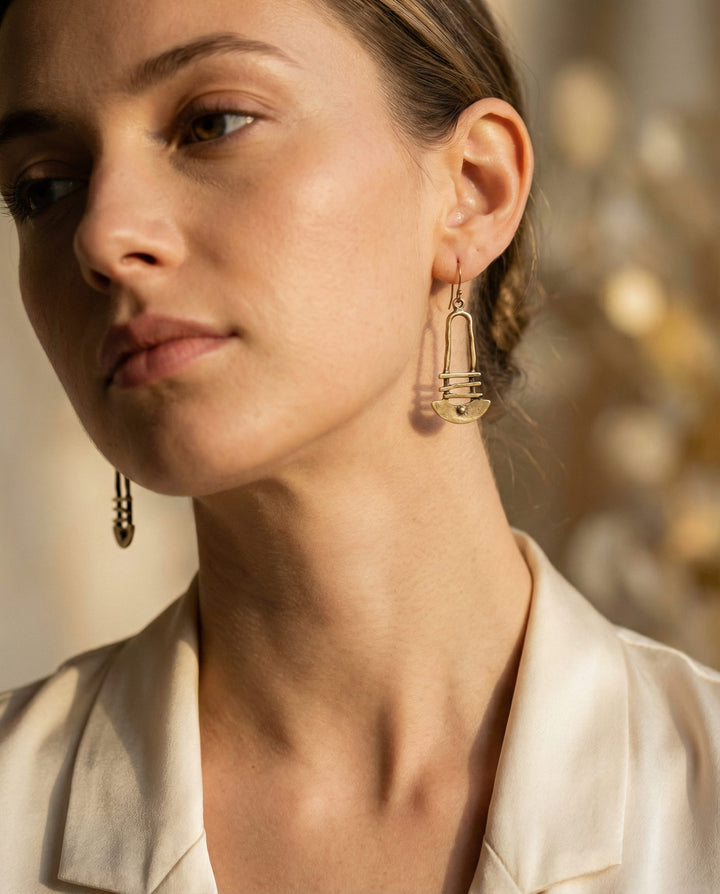 Special Shape Geometric Earrings