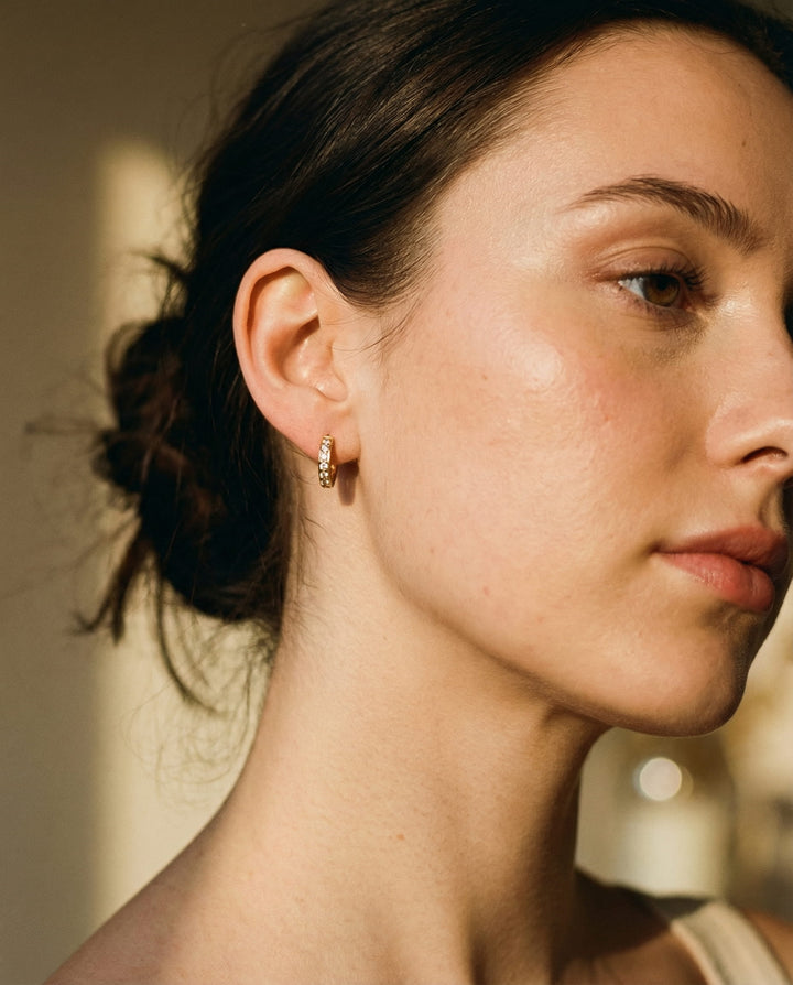 Gold Coastal Inspiration Drop Earrings