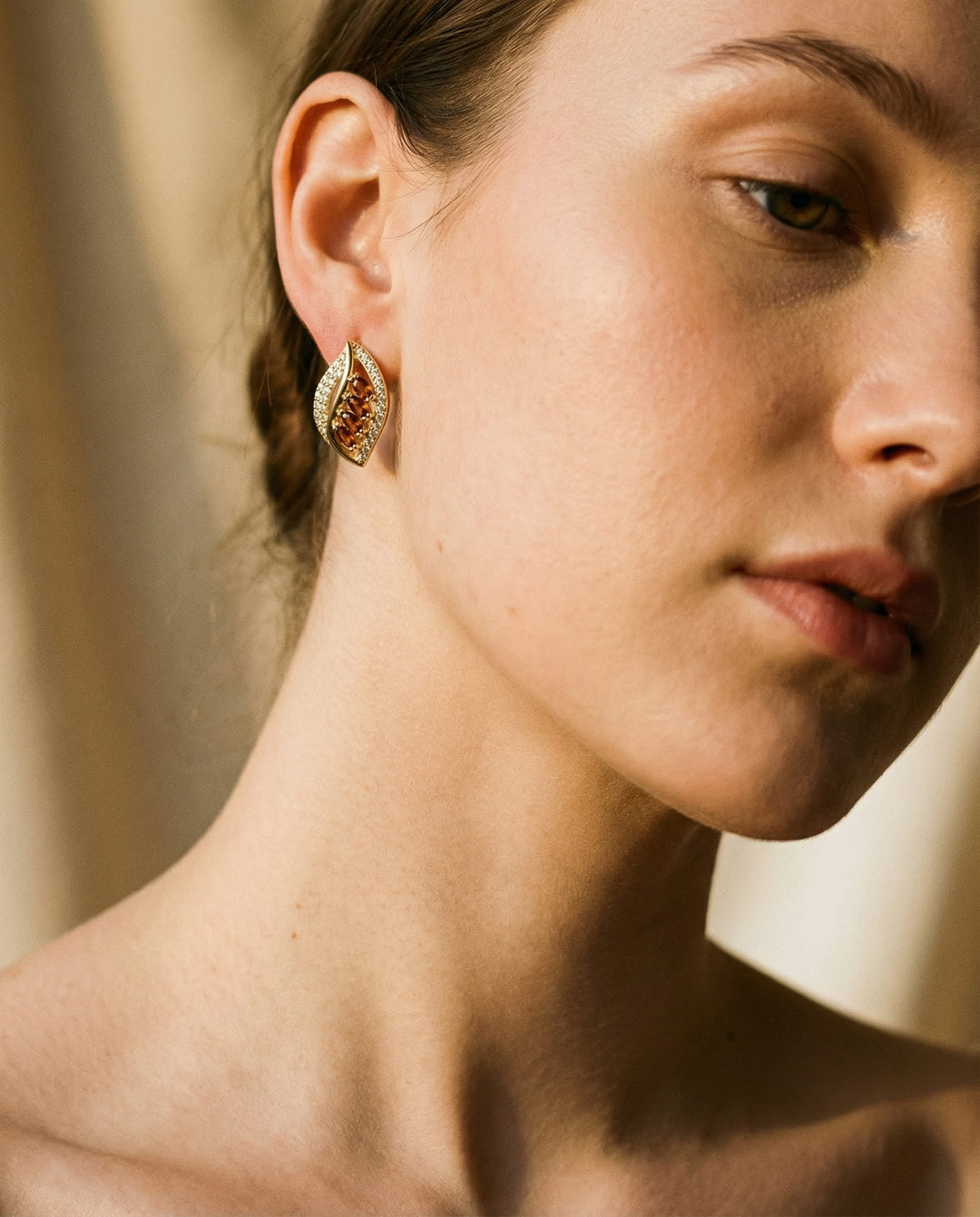 Isola Rosavere Gold Earrings