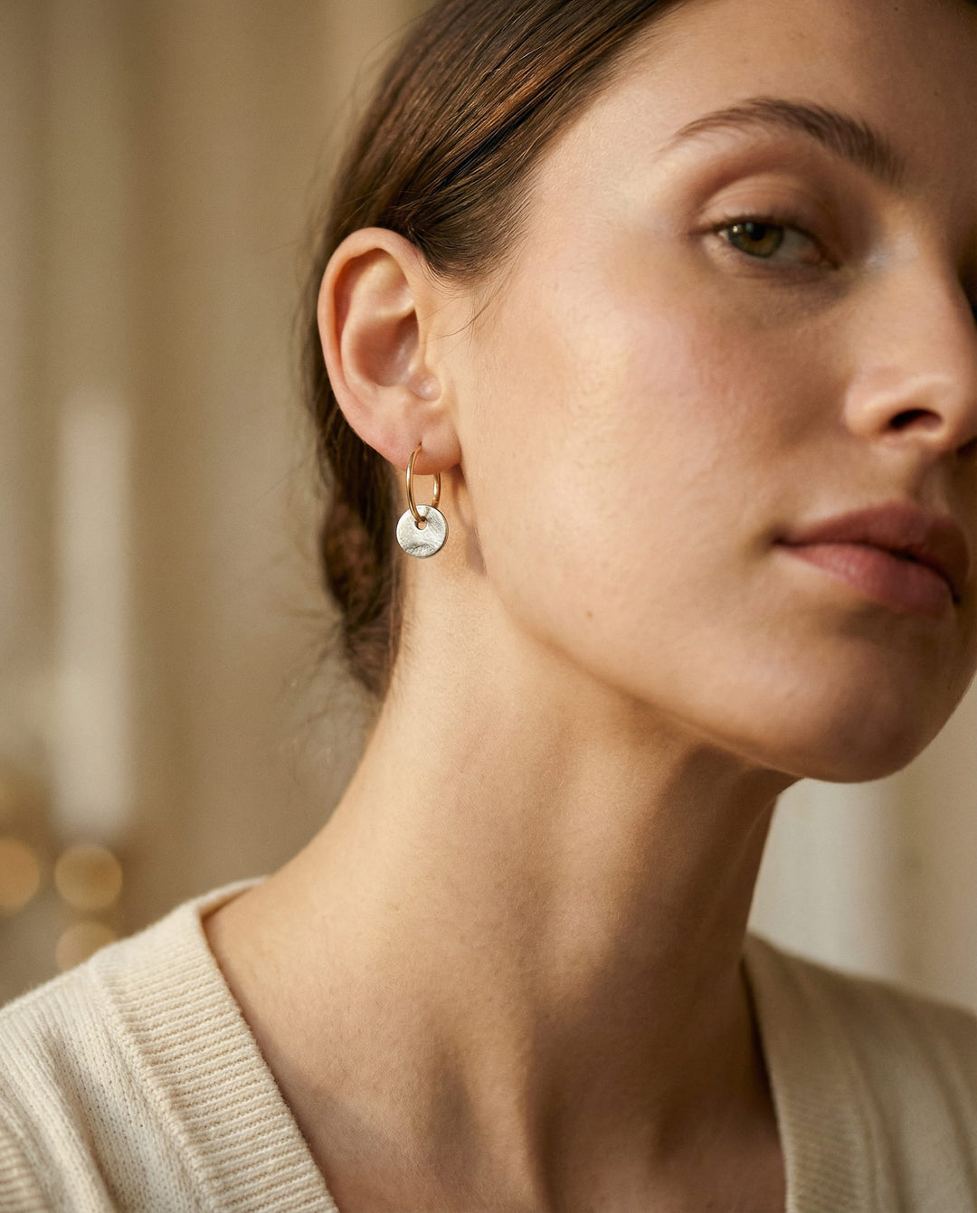 Gold and Silver Earrings