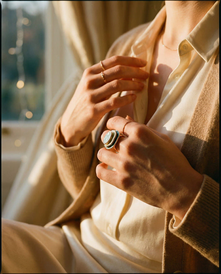 Vintage 3-Layer Ring