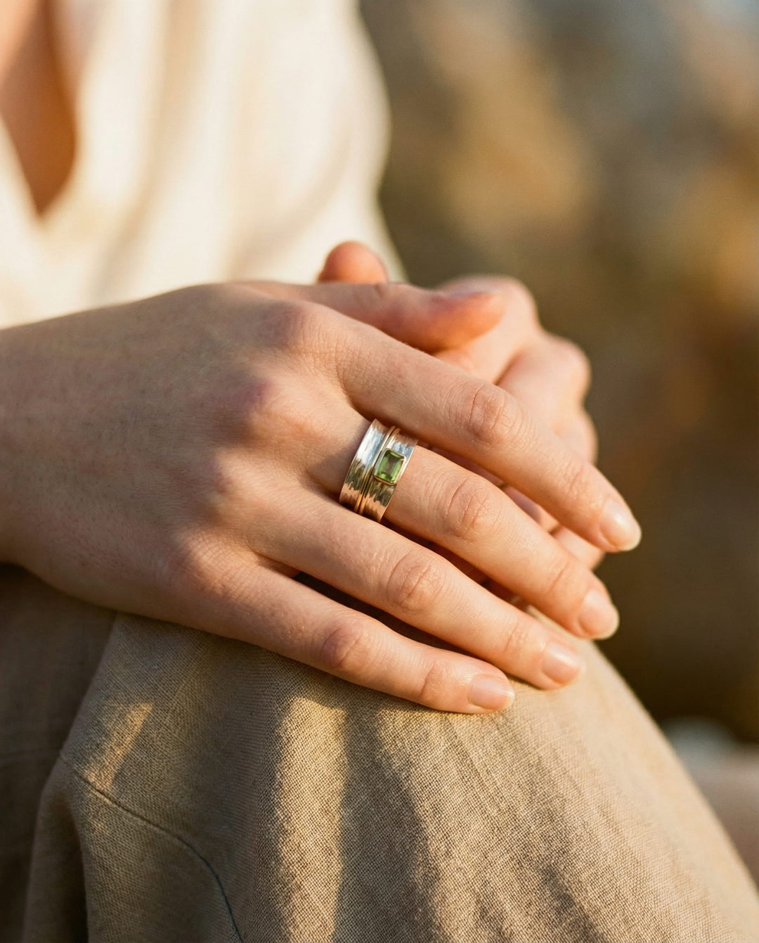 Natural Gemstone Ring