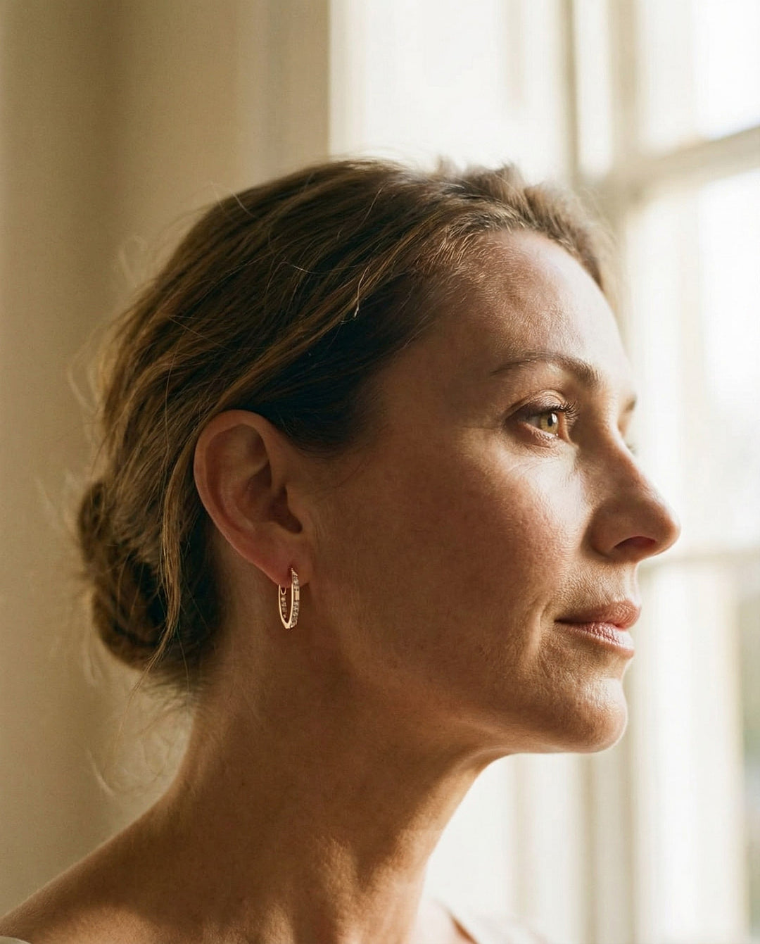 Elegant Gold Cubic Zirconia Earrings