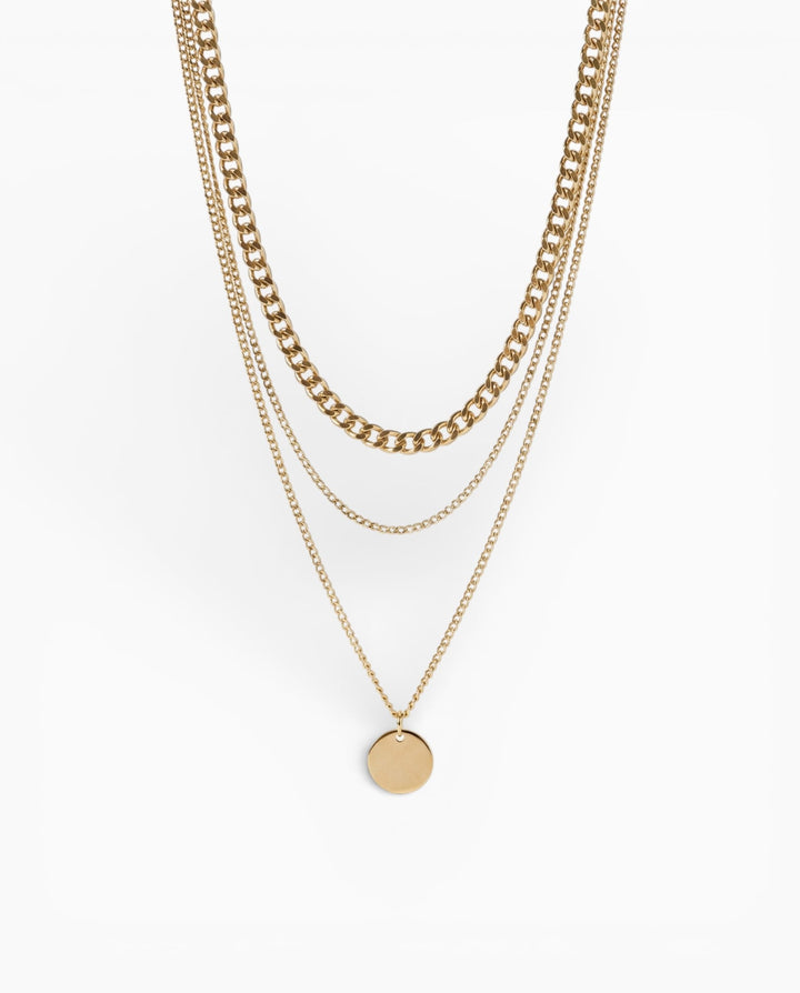 Gold and Silver Plated Necklace