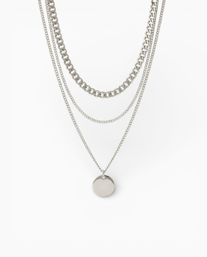 Gold and Silver Plated Necklace