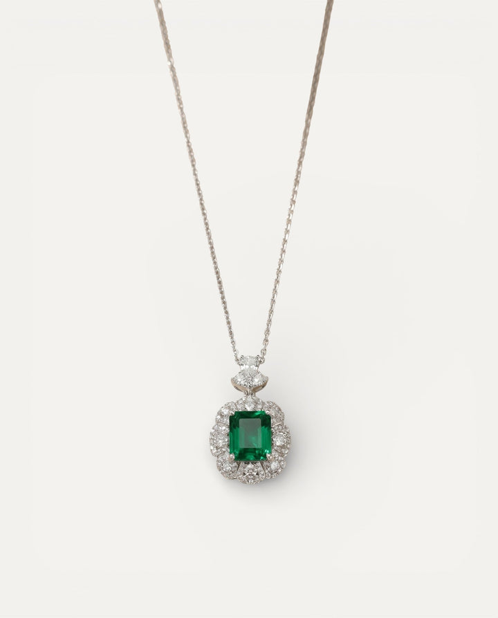Giselle Emerald Stone Necklace