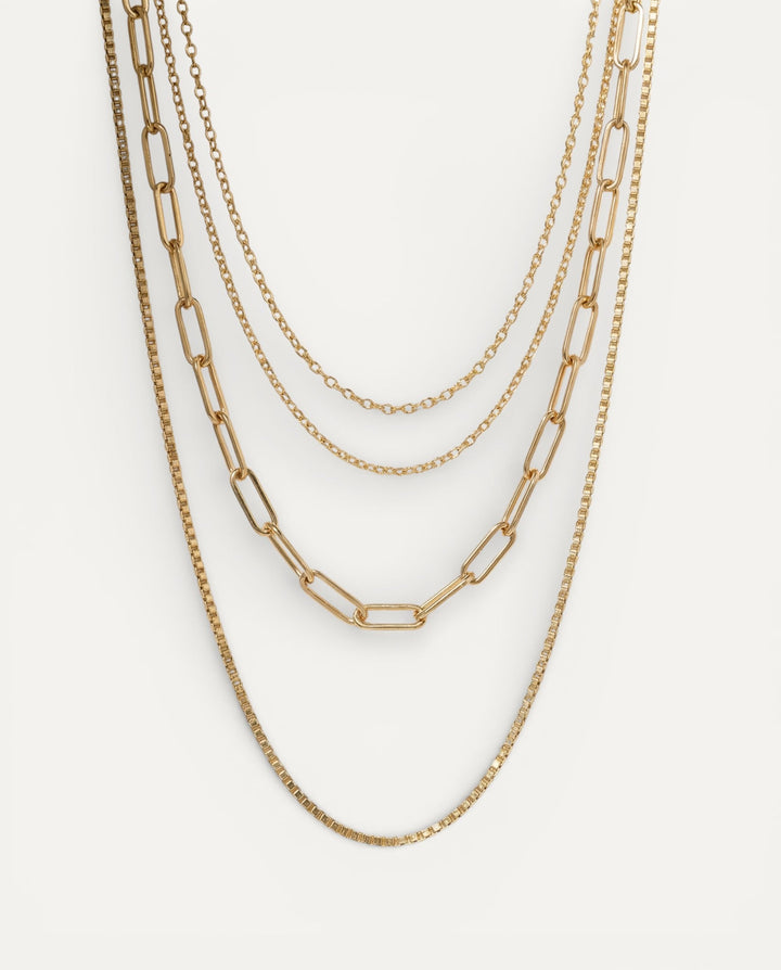 Three-Layer Stainless Steel Necklace