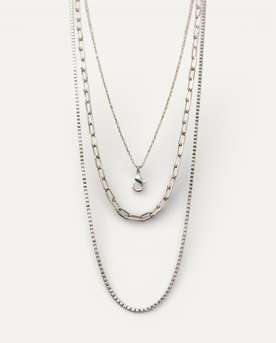 Three-Layer Stainless Steel Necklace