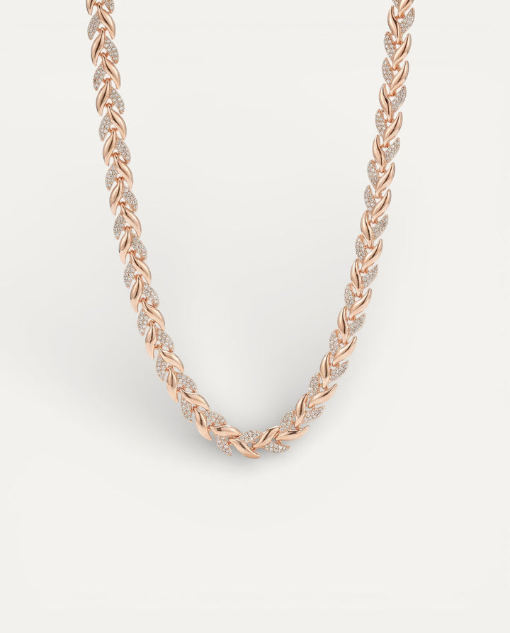 Elegant Fish Tail Glass and Gemstone Set