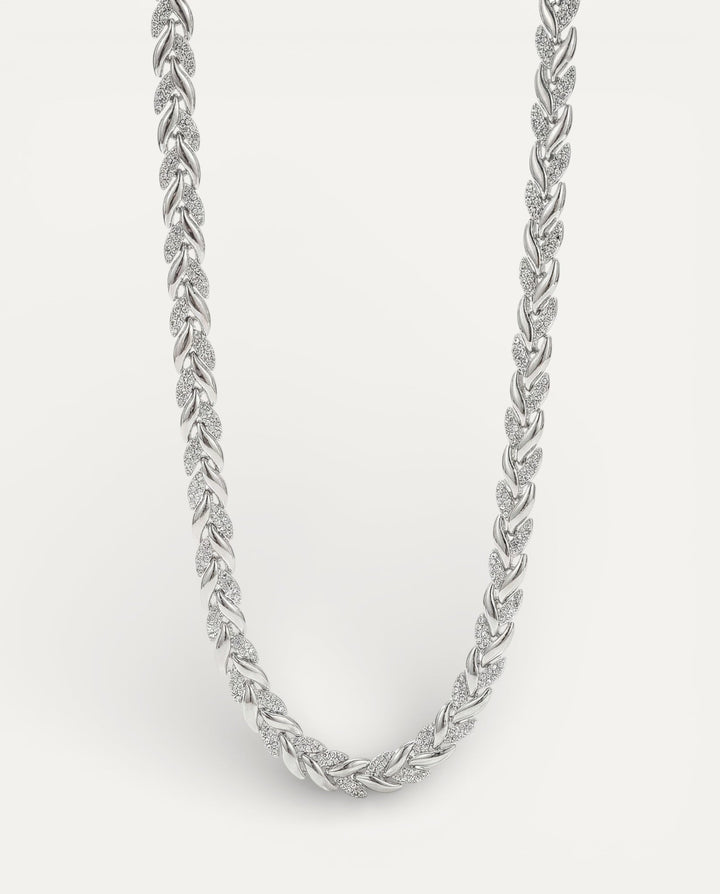 Elegant Fish Tail Glass and Gemstone Set