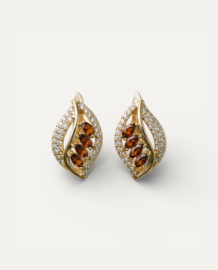 Isola Rosavere Gold Earrings