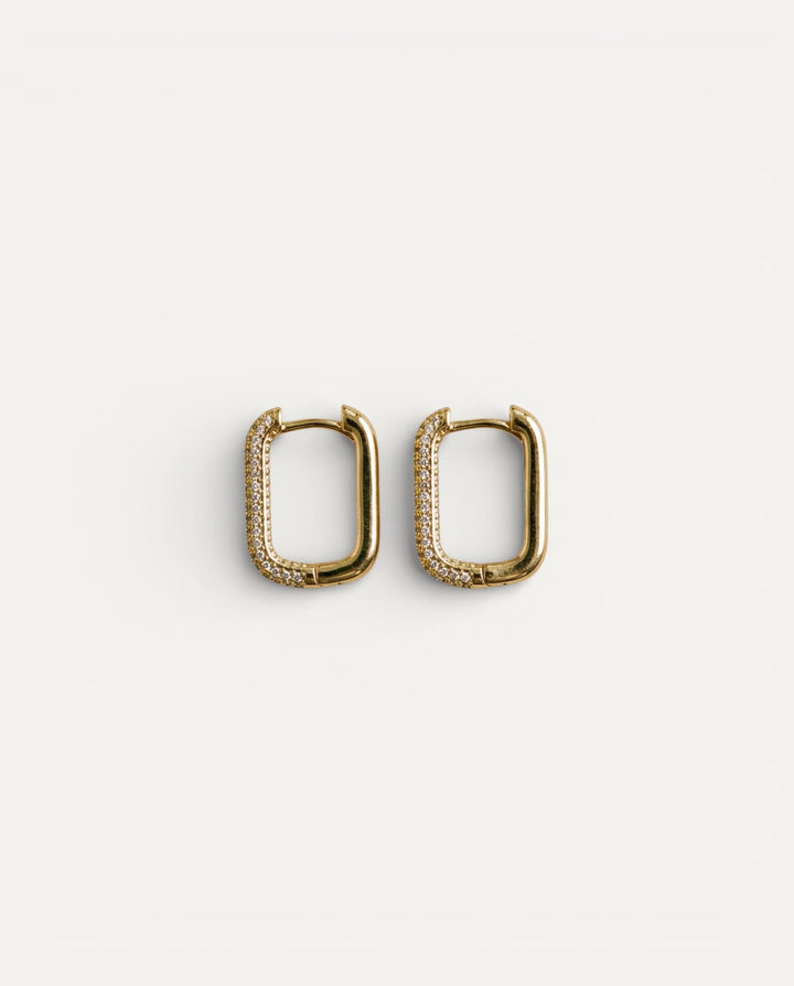 Valerie Square and Circular Earrings
