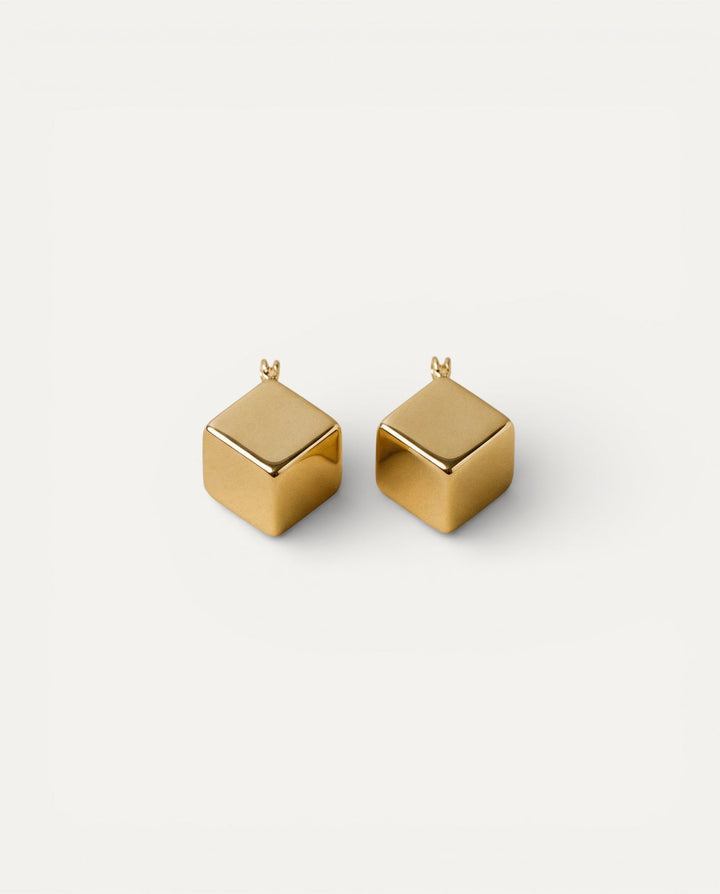 Elegant Cubic Gold Earrings
