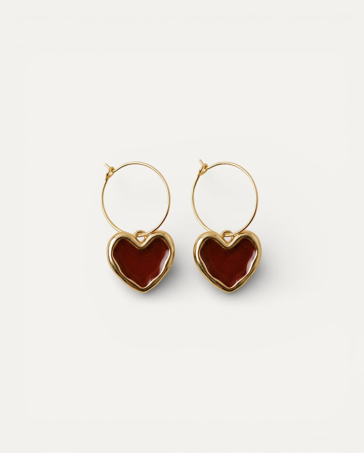 Little Red Hearts Earrings