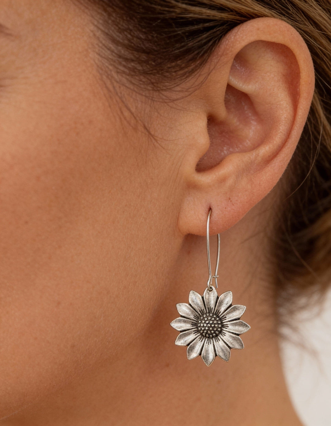 Silver Tournesol Earrings