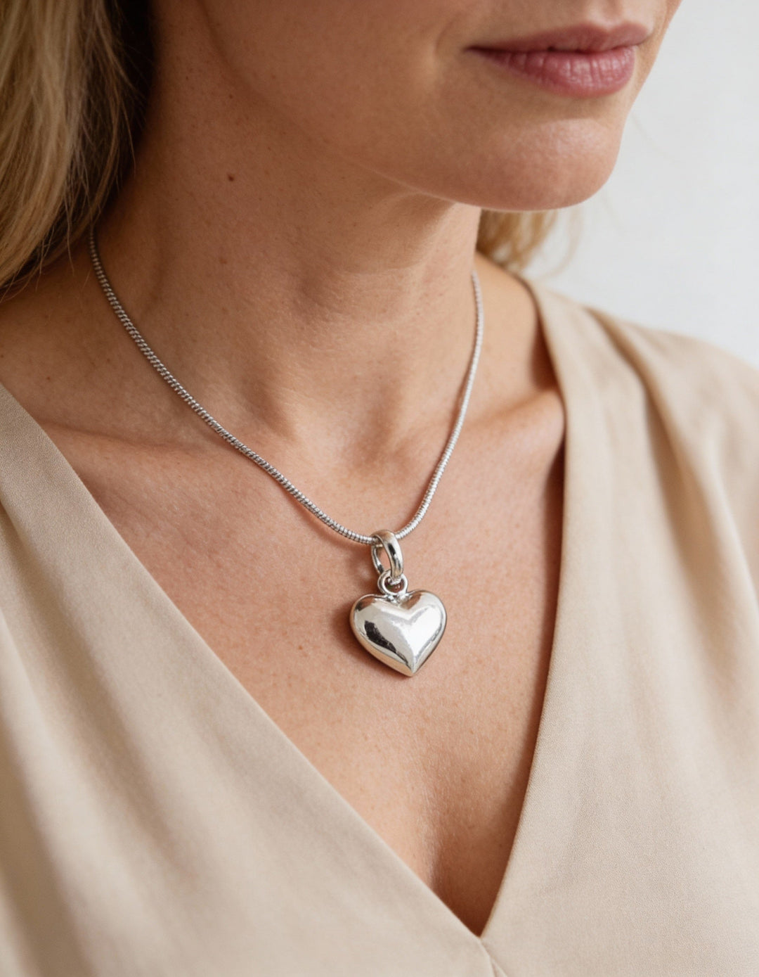 Silver Heart Necklace