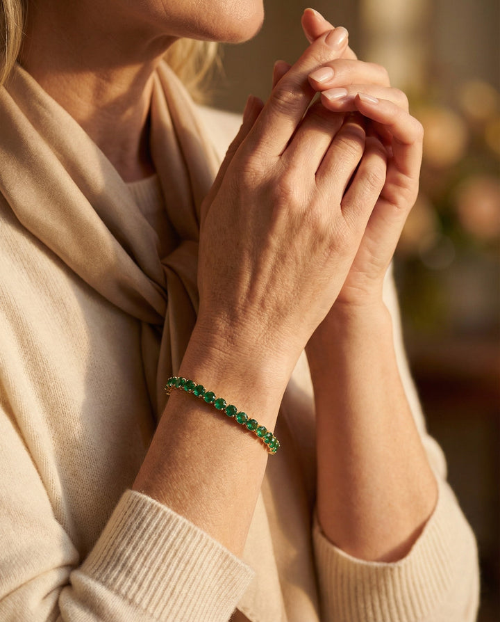 Ella Emerald Bracelet