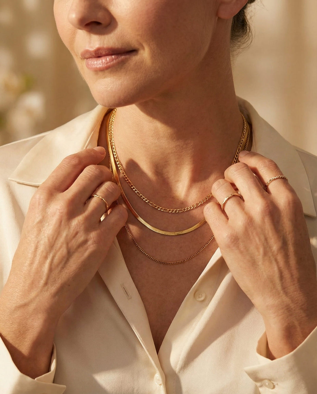 Vienna Layered Chain Necklace