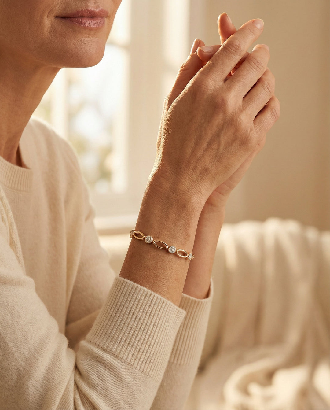 Elegant Gold-Plated Bracelet