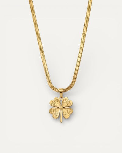 Gold Clover Necklace