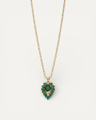 Matilda Emerald Heart Necklace
