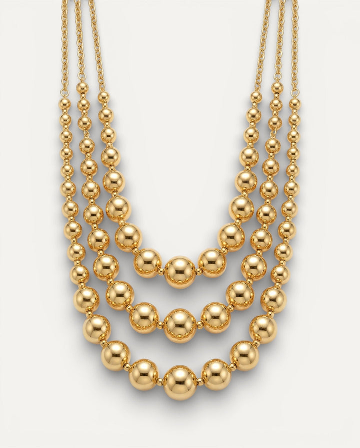 Bold Layered Gold Necklace