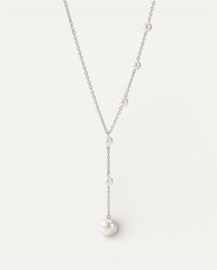 Silver Freshwater Pearl Necklace