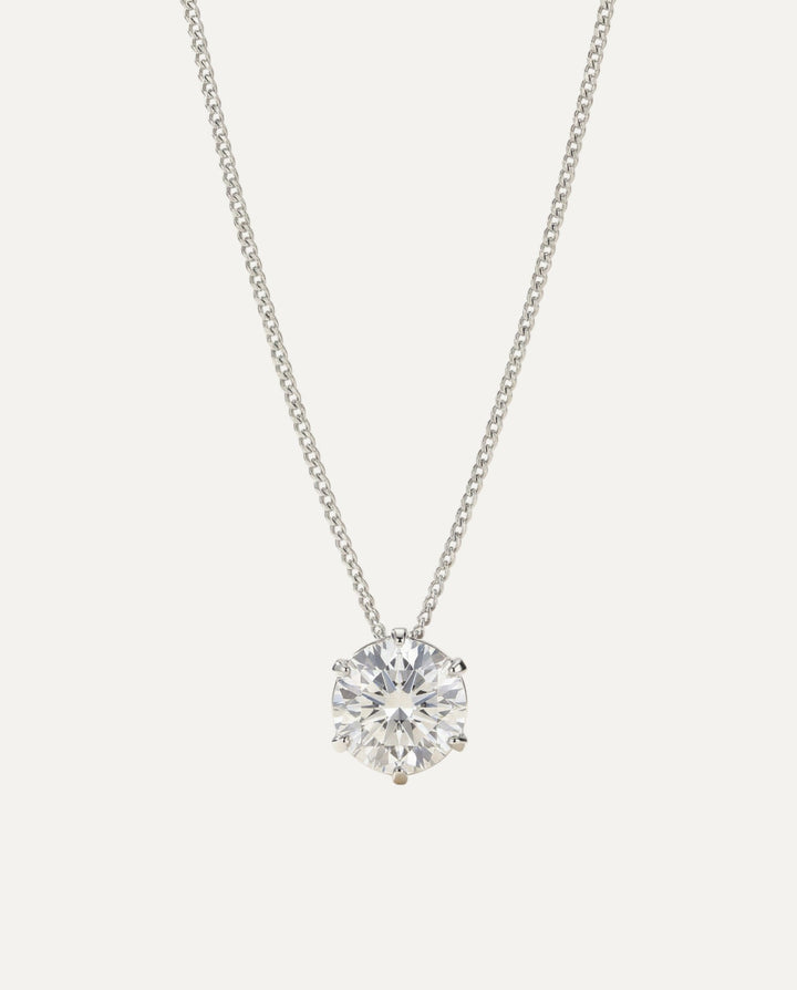 Silver and Cubic Zirconia Necklace