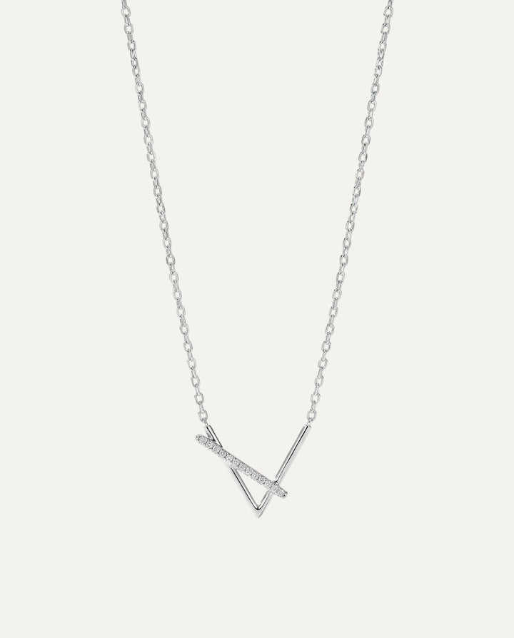 Sparkling Silver Necklace