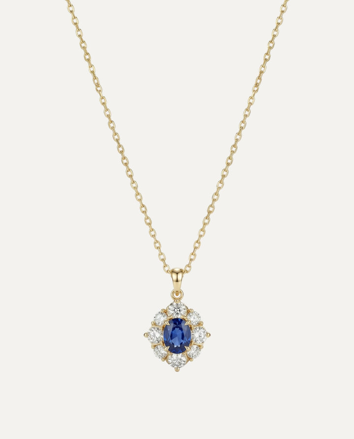Blue Gold Necklace