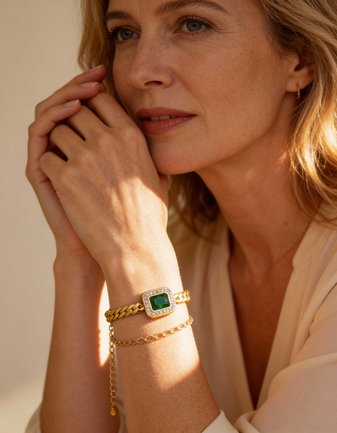 Joana Verdant Emerald Bracelet