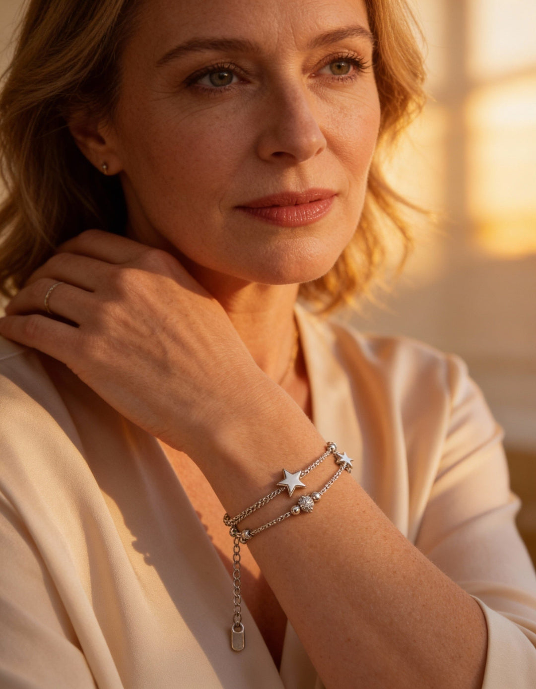 Silver Star Bracelet