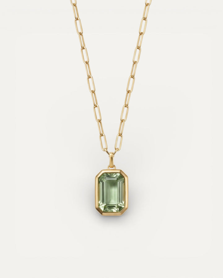 Sophia Emerald Stone Necklace