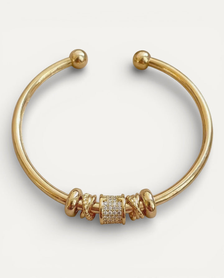 Adjustable Gold Charm Bracelet