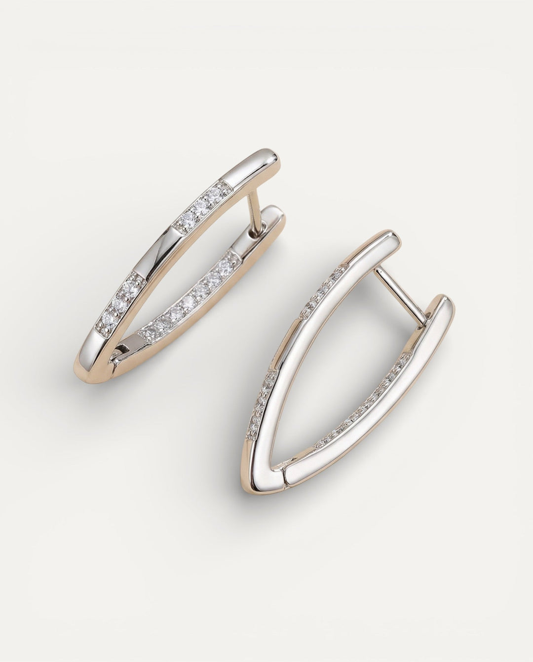 Elegant Gold Cubic Zirconia Earrings