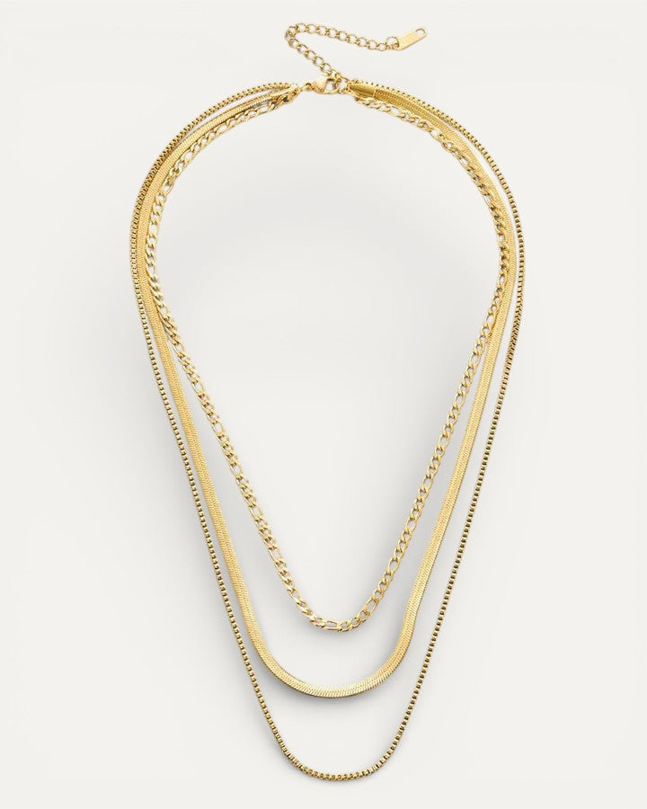 Vienna Layered Chain Necklace